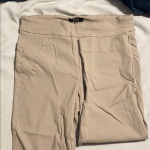 Beige crop rw&co city leggings